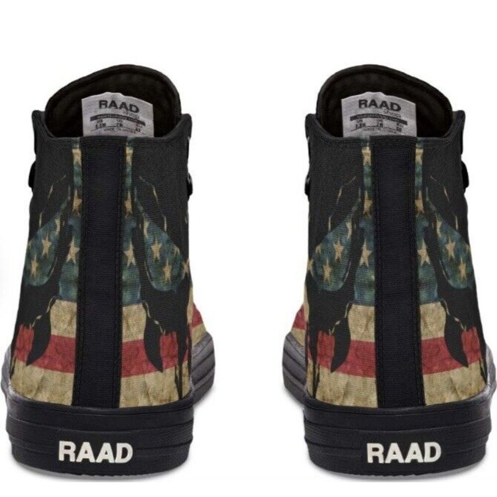 Raad Shop Workout Gym Shoe Size Men’s 7.5M / Women’s 9 High Top Canvas ($100) - Picture 3 of 6